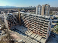 High-rise Residential Building with shops and underground garages, district Izgrev, Sofia